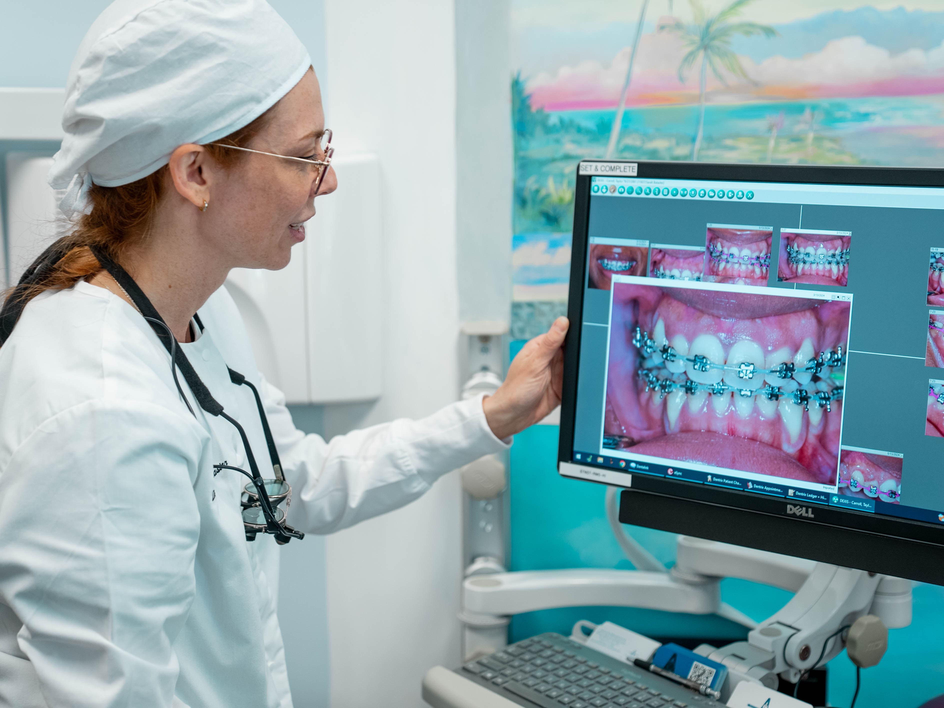 Dental professional in practice